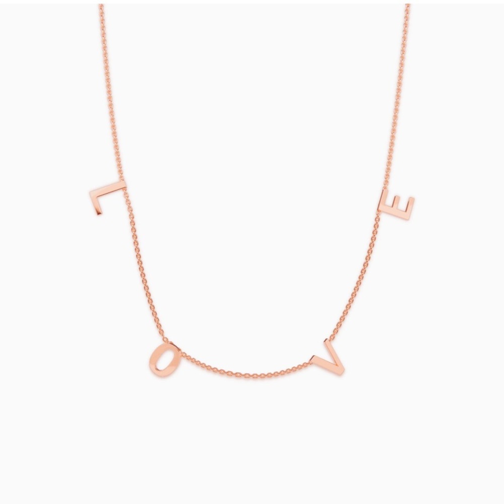 The LOVE Letter Necklace